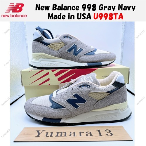 New balance 998 grigio - grigio, navy